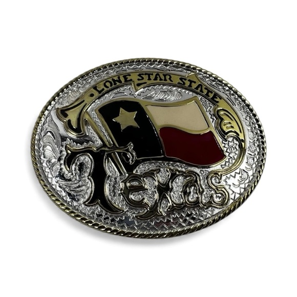 Men’s Texas Flag western belt buckle - Picture 2 of 8